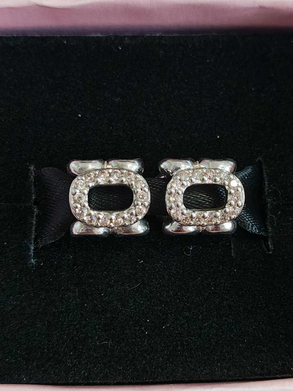 Authentic Pandora Circle of Friends Charms – 790445CZ Sterling Silver (Set of 2)